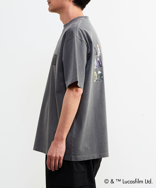 MASTER FRAME（マスターフレーム ）の「MASTER FRAME / STARWARS / ピグメントTシャツ（Tシャツ/カットソー・メンズ・グレー/ホワイト・3/4/1）」の4枚目の写真