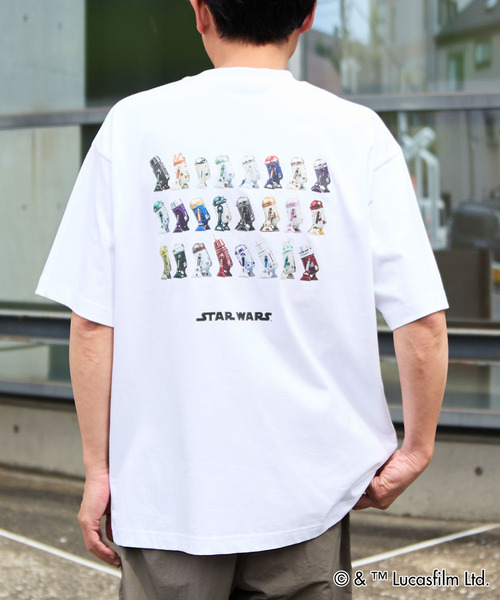 MASTER FRAME（マスターフレーム ）の「MASTER FRAME / STARWARS / ピグメントTシャツ（Tシャツ/カットソー・メンズ・グレー/ホワイト・3/4/1）」の13枚目の写真