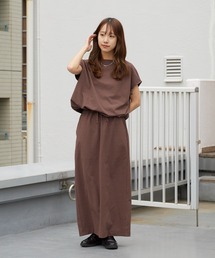 THOUSAND MILE/サウザンドマイル GATHERED HEM T-SHIRT&SKIRT SET 2026年 夏 夏服
