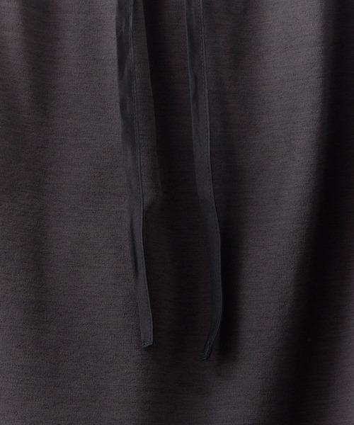 THOUSAND MILE(サウザンドマイル)の「THOUSAND MILE/サウザンドマイル GATHERED HEM T-SHIRT&SKIRT SET 2026年 夏 夏服(セットアップ・レディース・ブラック/ブラウン/ホワイト×ブラック・FREE)」の9枚目の写真