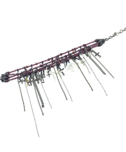 gunda(ガンダ)の「gunda/ガンダ/JUNK HEAVEN DIE BRACELET/Garnet(ブレスレット・メンズ・その他・FREE)」の2枚目の写真