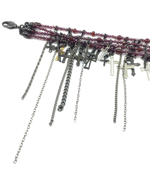 gunda(ガンダ)の「gunda/ガンダ/JUNK HEAVEN DIE BRACELET/Garnet(ブレスレット・メンズ・その他・FREE)」の3枚目の写真