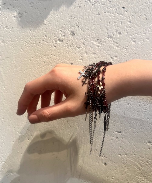 gunda(ガンダ)の「gunda/ガンダ/JUNK HEAVEN DIE BRACELET/Garnet(ブレスレット・メンズ・その他・FREE)」の7枚目の写真