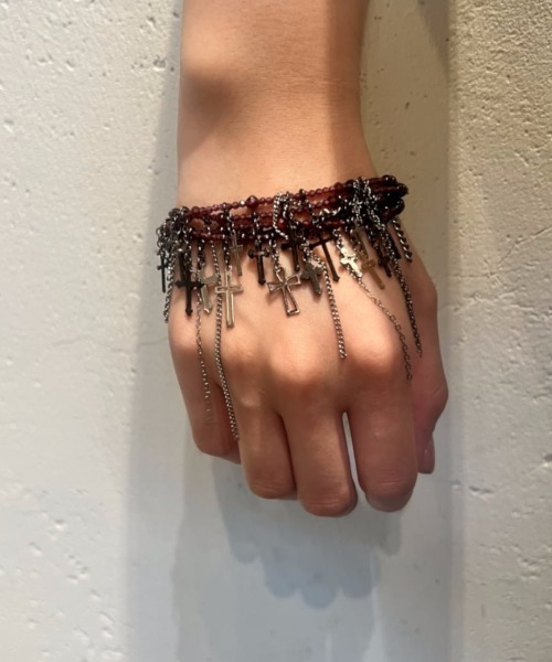 gunda(ガンダ)の「gunda/ガンダ/JUNK HEAVEN DIE BRACELET/Garnet(ブレスレット・メンズ・その他・FREE)」の6枚目の写真