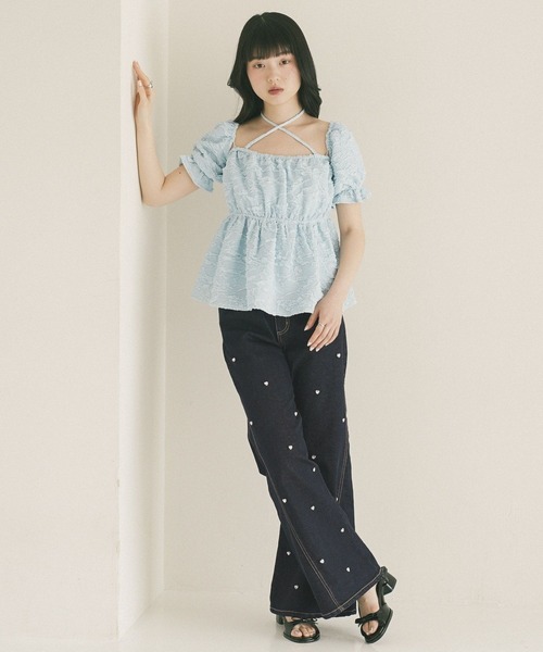 Heather(ヘザー)の「シャイニーリボンヒールサンダル 773976(サンダル・レディース・ブラック/ピンク/ホワイト系その他・M/L)」の15枚目の写真