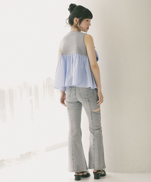 Heather(ヘザー)の「シャイニーリボンヒールサンダル 773976(サンダル・レディース・ブラック/ピンク/ホワイト系その他・M/L)」の18枚目の写真