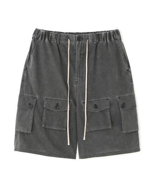 DANKE SCHON(ダンケシェーン)の「【WEB&DEPOT限定】DankeSchon/ダンケシェーン/RIPSTOP CARGO SHORTS(カーゴパンツ・メンズ・ブラック・L/M)」の1枚目の写真
