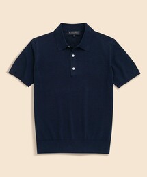 BROOKS BROTHERS | ペーパーヤーン/ポリエステル ショートスリーブ ポロセーター(ポロシャツ)