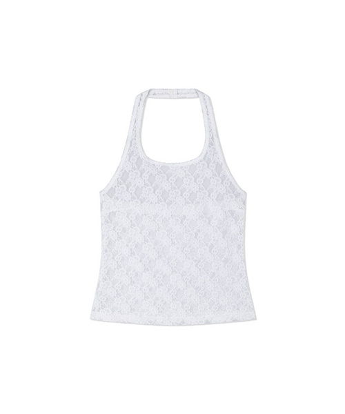 Yuje(ユジェ)の「LACE HALTER NECK (2size)(Tシャツ/カットソー・レディース・その他・SMALL/MEDIUM)」の1枚目の写真