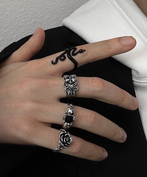 Bls】【ZA】【Bling Leads】シルバーリングSET（リング）｜CERCA