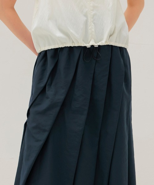 DRESSLAVE(ドレスレイブ)の「twinset zip dress(ツインセットジップドレス)(ワンピース・レディース・ホワイト/ピンク・38)」の7枚目の写真
