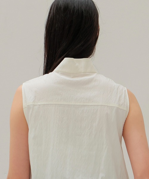 DRESSLAVE(ドレスレイブ)の「twinset zip dress(ツインセットジップドレス)(ワンピース・レディース・ホワイト/ピンク・38)」の8枚目の写真