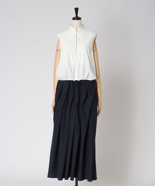 DRESSLAVE(ドレスレイブ)の「twinset zip dress(ツインセットジップドレス)(ワンピース・レディース・ホワイト/ピンク・38)」の12枚目の写真