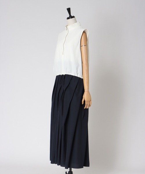 DRESSLAVE(ドレスレイブ)の「twinset zip dress(ツインセットジップドレス)(ワンピース・レディース・ホワイト/ピンク・38)」の13枚目の写真
