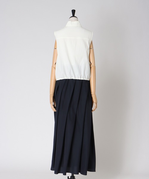 DRESSLAVE(ドレスレイブ)の「twinset zip dress(ツインセットジップドレス)(ワンピース・レディース・ホワイト/ピンク・38)」の14枚目の写真