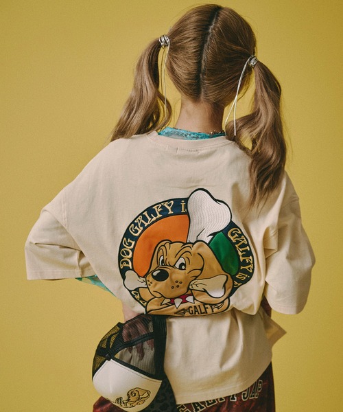 GALFY(ガルフィー)の「GALFY-復刻GALFY is DOG Tee(Tシャツ/カットソー・メンズ・ピンク/ホワイト/ブラック・L/XL)」の10枚目の写真