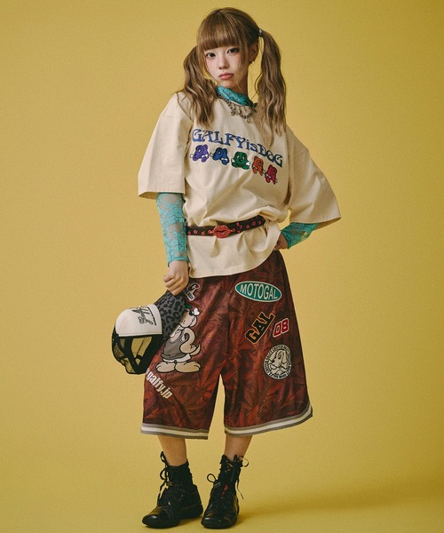 GALFY(ガルフィー)の「GALFY-復刻GALFY is DOG Tee(Tシャツ/カットソー・メンズ・ピンク/ホワイト/ブラック・L/XL)」の9枚目の写真