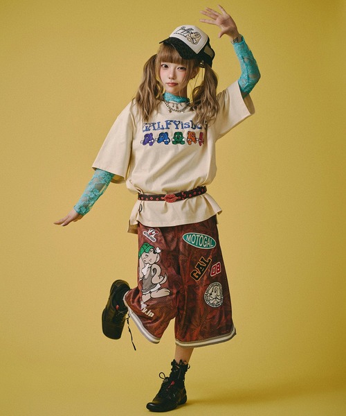 GALFY(ガルフィー)の「GALFY-復刻GALFY is DOG Tee(Tシャツ/カットソー・メンズ・ピンク/ホワイト/ブラック・L/XL)」の8枚目の写真