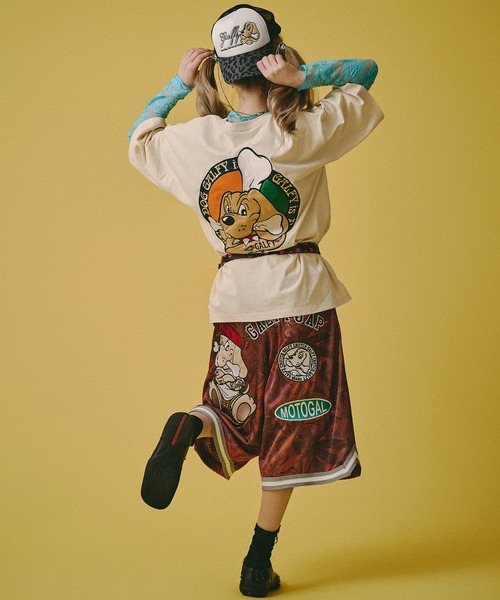 GALFY(ガルフィー)の「GALFY-復刻GALFY is DOG Tee(Tシャツ/カットソー・メンズ・ピンク/ホワイト/ブラック・L/XL)」の7枚目の写真