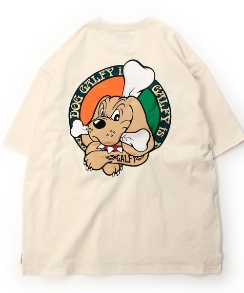 GALFY(ガルフィー)の「GALFY-復刻GALFY is DOG Tee(Tシャツ/カットソー・メンズ・ピンク/ホワイト/ブラック・L/XL)」の21枚目の写真