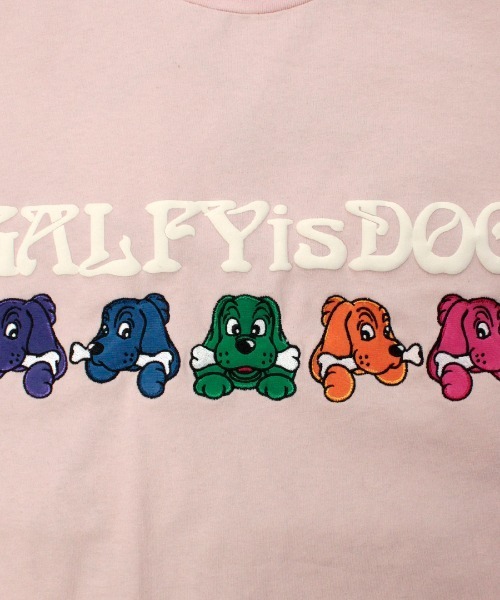 GALFY(ガルフィー)の「GALFY-復刻GALFY is DOG Tee(Tシャツ/カットソー・メンズ・ピンク/ホワイト/ブラック・L/XL)」の15枚目の写真