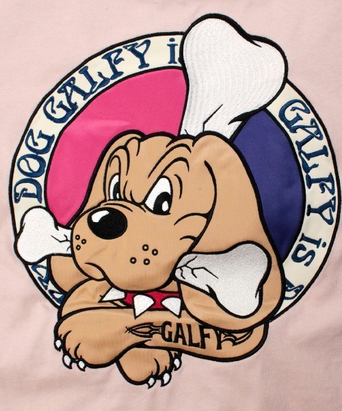 GALFY(ガルフィー)の「GALFY-復刻GALFY is DOG Tee(Tシャツ/カットソー・メンズ・ピンク/ホワイト/ブラック・L/XL)」の12枚目の写真
