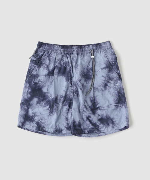 417 EDIFICE(フォーワンセブンエディフィス)の「迷迭香 / マンネンロウ OVER DYE HARVEST SHORTS(その他パンツ・メンズ・レッド/ブルー・3)」の1枚目の写真