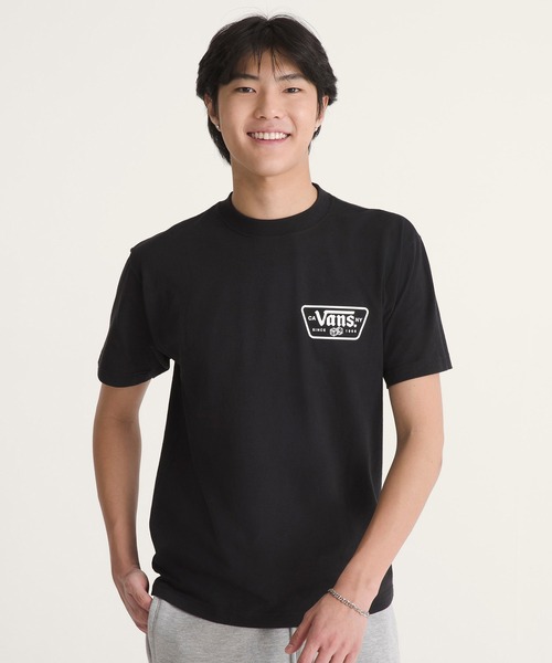 VANS(バンズ)の「ニューパッチ Tシャツ / Knu Patch SS Tee Black VN000WU8BLK1(Tシャツ/カットソー・メンズ・ブラック・LARGE/MEDIUM/X-LARGE/XX-LARGE/SMALL)」の5枚目の写真