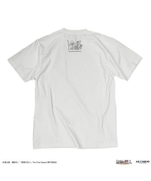 AIR TWOKYO(エアトゥーキョー)の「TVアニメ『進撃の巨人』 シーンイラストTシャツ 5(エレンの家ぇぇがぁぁぁぁ)(Tシャツ/カットソー・レディース・グレー系その他・LARGE/MEDIUM/SMALL/XX-LARGE/X-LARGE)」の4枚目の写真