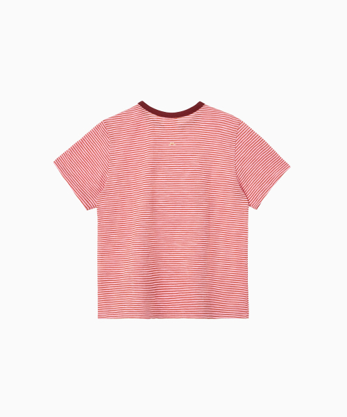 HELLO SUNRISE（ハローサンライズ）の「HS VTG Stripe Tee(W)_Pink（Tシャツ/カットソー・レディース・PINK・OS）」の3枚目の写真