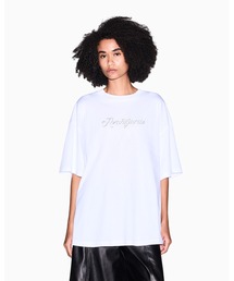 【A|X アルマーニ エクスチェンジ】グラフィックロゴ 半袖クルーネックTシャツ/SLOUCHY LONG