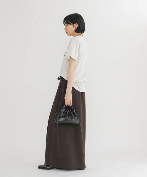 KBF(ケイビーエフ)の「巾着ワンハンドルミニBAG(ハンドバッグ・レディース・ブラック/ブラウン・ONE)」の15枚目の写真