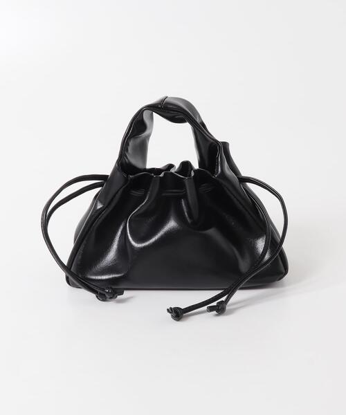 KBF(ケイビーエフ)の「巾着ワンハンドルミニBAG(ハンドバッグ・レディース・ブラック/ブラウン・ONE)」の14枚目の写真