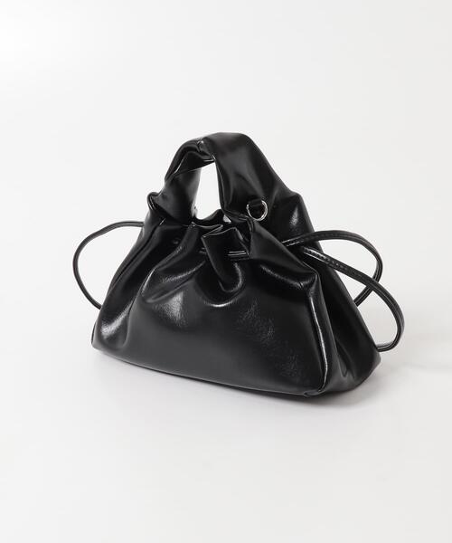 KBF(ケイビーエフ)の「巾着ワンハンドルミニBAG(ハンドバッグ・レディース・ブラック/ブラウン・ONE)」の13枚目の写真