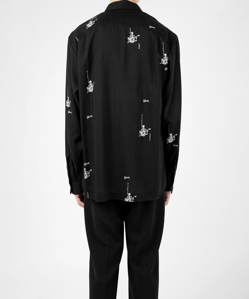 LAD MUSICIAN(ラッドミュージシャン)の「Gibson × LAD MUSICIAN × EIRAKUYA COMFORT SHIRT(シャツ/ブラウス・メンズ・ブラック・46/44/42)」の4枚目の写真