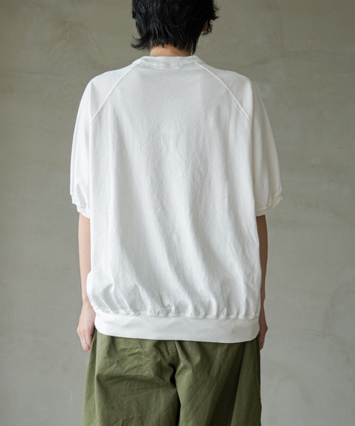 SOLAMONAT（ソラモナ）の「ハロ加工　裾紐リブPO【YARN】（Tシャツ/カットソー・レディース・ホワイト×ブラック/ホワイト×レッド/ホワイト×グリーン・FREE）」の8枚目の写真