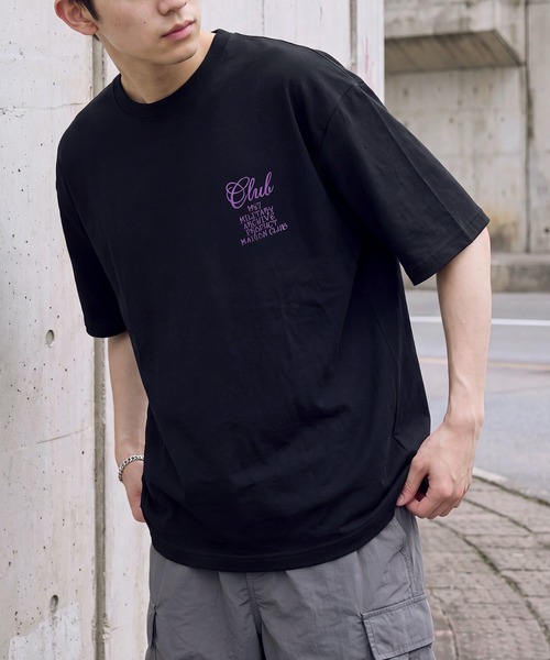 MAISON CLUB(メゾンクラブ)の「【MAISON CLUB】90's Archive Revival Logo Tee / 90年代復刻アーカイヴロゴTシャツ(Tシャツ/カットソー・メンズ・ホワイト/ブラック/ブラウン・M/L)」の3枚目の写真