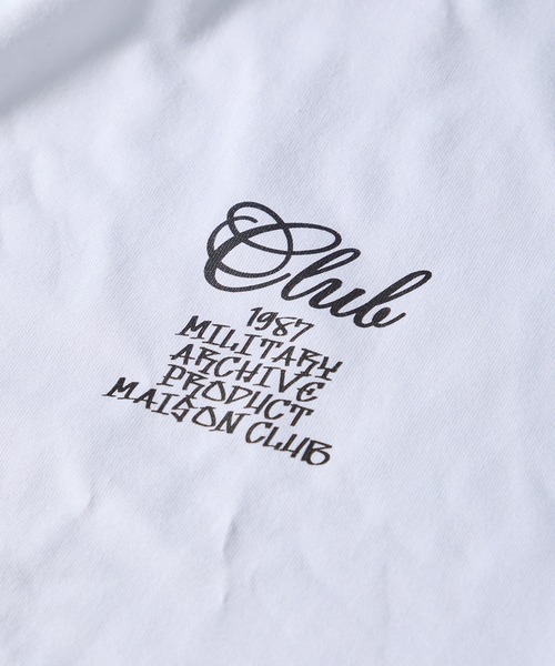 MAISON CLUB(メゾンクラブ)の「【MAISON CLUB】90's Archive Revival Logo Tee / 90年代復刻アーカイヴロゴTシャツ(Tシャツ/カットソー・メンズ・ホワイト/ブラック/ブラウン・M/L)」の16枚目の写真