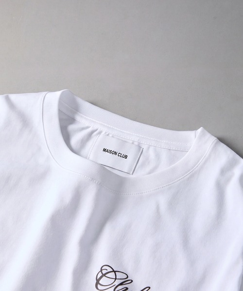 MAISON CLUB(メゾンクラブ)の「【MAISON CLUB】90's Archive Revival Logo Tee / 90年代復刻アーカイヴロゴTシャツ(Tシャツ/カットソー・メンズ・ホワイト/ブラック/ブラウン・M/L)」の15枚目の写真