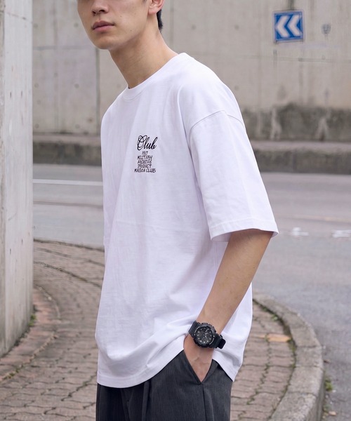 MAISON CLUB(メゾンクラブ)の「【MAISON CLUB】90's Archive Revival Logo Tee / 90年代復刻アーカイヴロゴTシャツ(Tシャツ/カットソー・メンズ・ホワイト/ブラック/ブラウン・M/L)」の10枚目の写真