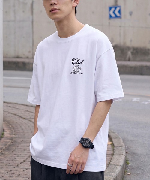 MAISON CLUB(メゾンクラブ)の「【MAISON CLUB】90's Archive Revival Logo Tee / 90年代復刻アーカイヴロゴTシャツ(Tシャツ/カットソー・メンズ・ホワイト/ブラック/ブラウン・M/L)」の11枚目の写真