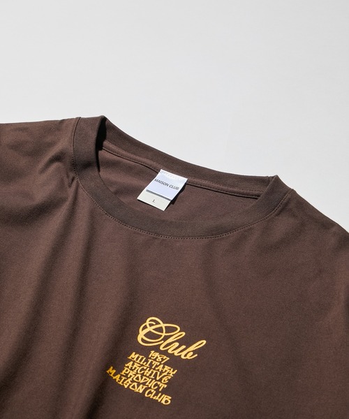 MAISON CLUB(メゾンクラブ)の「【MAISON CLUB】90's Archive Revival Logo Tee / 90年代復刻アーカイヴロゴTシャツ(Tシャツ/カットソー・メンズ・ホワイト/ブラック/ブラウン・M/L)」の19枚目の写真