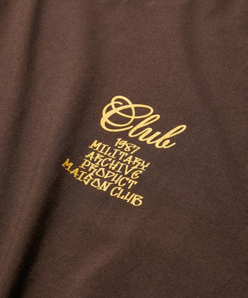 MAISON CLUB(メゾンクラブ)の「【MAISON CLUB】90's Archive Revival Logo Tee / 90年代復刻アーカイヴロゴTシャツ(Tシャツ/カットソー・メンズ・ホワイト/ブラック/ブラウン・M/L)」の20枚目の写真