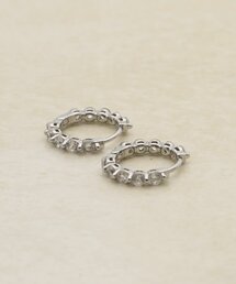 【Noka】ビジューフープピアス