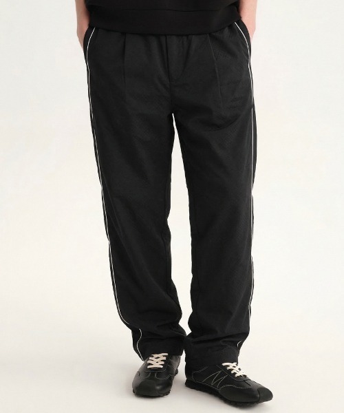 MODE COMMUTER(モードコミューター)の「Dry-Touch Diamond-Stitched Wide Pants(その他パンツ・メンズ・ブラック・SMALL/MEDIUM/LARGE)」の1枚目の写真