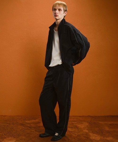 MODE COMMUTER(モードコミューター)の「Dry-Touch Diamond-Stitched Wide Pants(その他パンツ・メンズ・ブラック・SMALL/MEDIUM/LARGE)」の11枚目の写真
