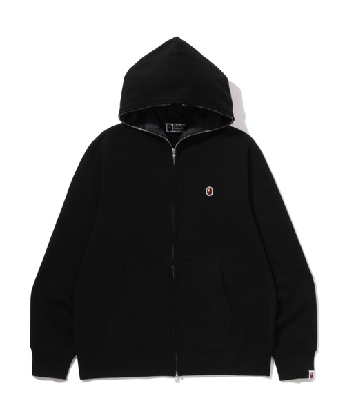 A BATHING APE(アベイシングエイプ)の「ONE POINT FULL ZIP HOODIE(パーカー・メンズ・グレー/ブルー/ブラック・XX-LARGE/LARGE/X-LARGE/MEDIUM/SMALL)」の2枚目の写真