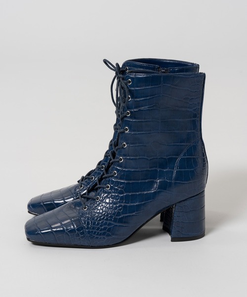 MAISON SPECIAL(メゾンスペシャル)の「Lace-Up Short Boots/レースアップショートブーツ(ブーツ・レディース・ブラック/ブルー/ブラウン・36/37/38)」の5枚目の写真
