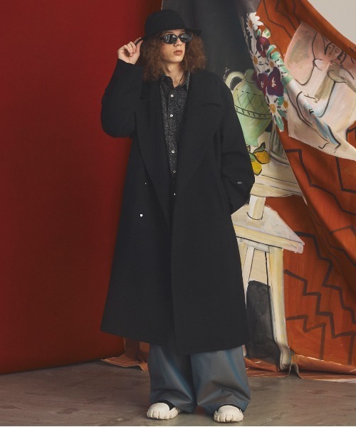 MAISON SPECIAL(メゾンスペシャル)の「《UNISEX》Tweed Prime-Over Long Sleeve Shirt/ツイードプライムオーバーレギュラーシャツ【MAISON SPECIAL/メゾンスペシャル】(シャツ/ブラウス・メンズ・ブラック/ブルー/グレー・2/0/1)」の11枚目の写真