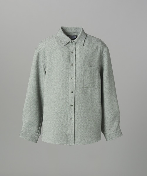 MAISON SPECIAL(メゾンスペシャル)の「《UNISEX》Tweed Prime-Over Long Sleeve Shirt/ツイードプライムオーバーレギュラーシャツ【MAISON SPECIAL/メゾンスペシャル】(シャツ/ブラウス・メンズ・ブラック/ブルー/グレー・2/0/1)」の22枚目の写真